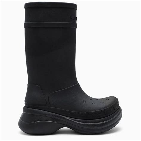 Balenciaga Balenciaga Black Crocs boots | Grailed