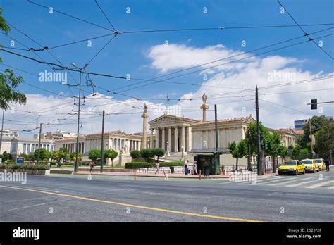 Athens Greece May 29 2021 Building Of The National And Kapodistrian University Of Athens In