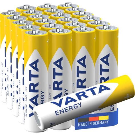 VARTA Alkaline Batterie Energy Micro AAA LR3 24er Pack