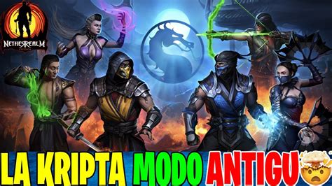 Completo El Nivel Más Difícil De LA KRIPTA MODO ANTIGUO Mortal