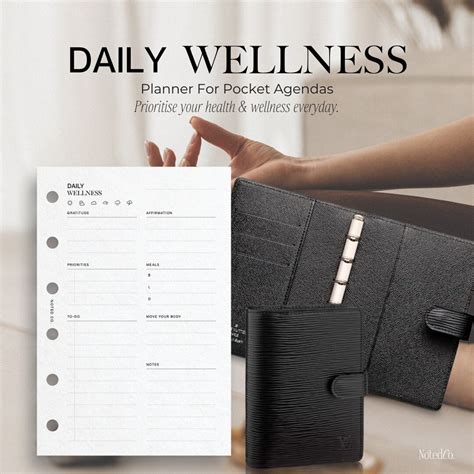 Printable Pocket Planner Inserts For Daily Planning Daily Inserts For