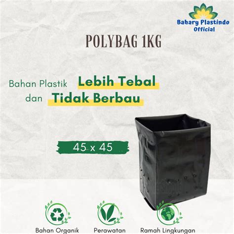 Jual Plastik Polybag Ukuran X Cm Media Tanam Shopee Indonesia