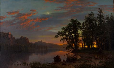 Albert Bierstadt Paintings Sunset