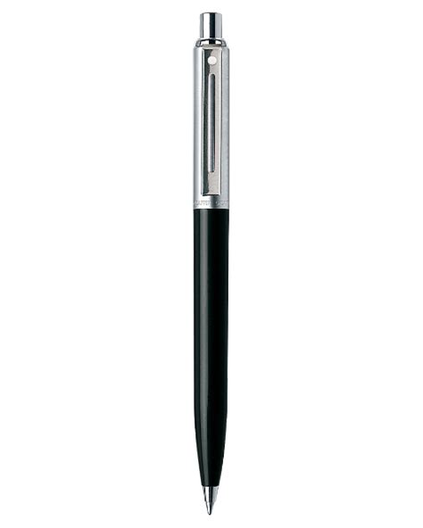 Sheaffer Sentinel Brushed Chrome Cap Black Barrel Ballpoint Pen