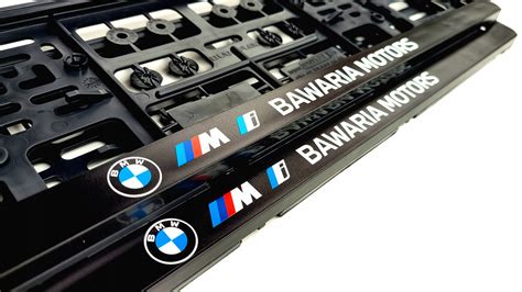 RAMKI POD TABLICE REJESTRACYJNE BMW BAWARIA MOTOR 2115 za 49 zł z