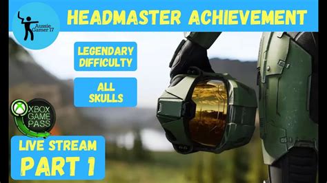 LIVE Halo Infinite Headmaster Achievement Legendary Difficulty