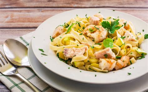 Receta De Pasta Sabrosa Con Gambas Y Berenjenas