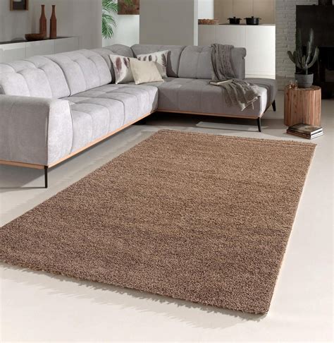 TAPIS HAUT PÔLE CANDY SHAGGY MOCCA 200 X 290 CM bol