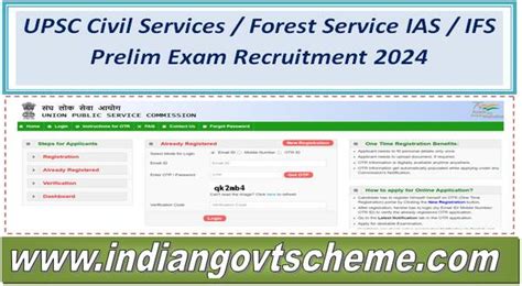 Upsc Civil Services Forest Service Ias Ifs Prelim Exam Recruitment