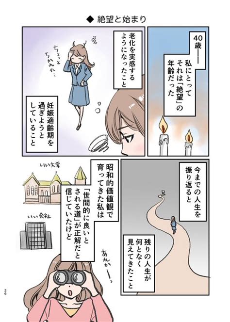 40歳を目前に心のブレーキを外した話 1 2 小柳かおり 漫画家💐fashion Desiner さんのマンガ ツイコミ 仮