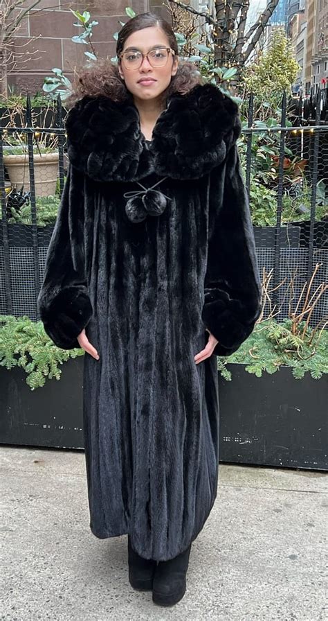 Star Blackglama Full Length Mink Coat Marc Kaufman Furs