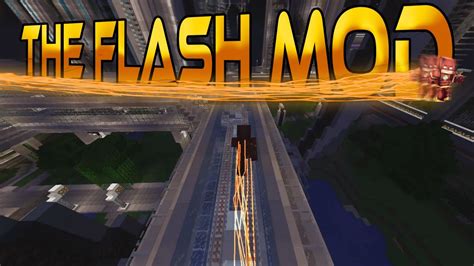 Minecraft The Flash Mod Review Speedster Mod Youtube