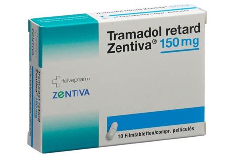 Tramadol Retard Zentiva Ret Filmtabl 150 Mg 10 Stk Mit Rezept Online