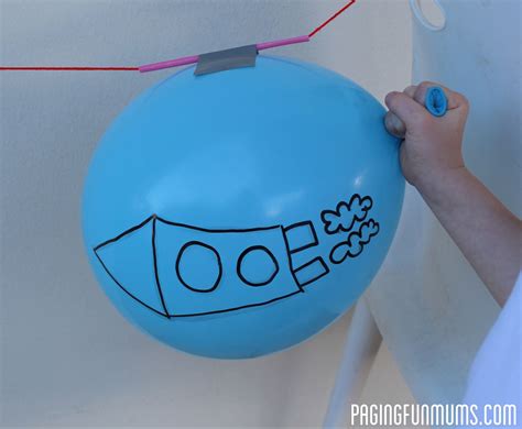 Balloon Rocket…an easy & FUN Science Experiment for Kids | Space ...