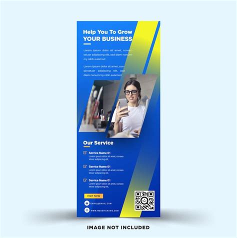 Business Moderne Rollup Banner Vorlage Premium Vektor