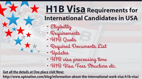 H1b Visa Requirements For International Candidates In Usa Find The