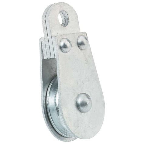 Zinc Plated Steel Cable Pulley 1 12 Growers Supply