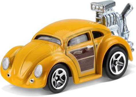 Amazon Hot Wheels Tooned Volkswagen Beetle Yellow Toys Games