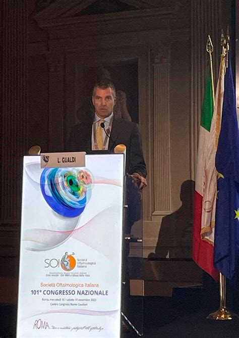 Il Dr Luca Gualdi Al Esimo Congresso Nazionale S O I Societa