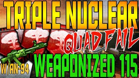 BO2 HECTIC TRIPLE NUCLEAR 3 OFF QUAD W WEAPONIZED 115 CAMO YouTube