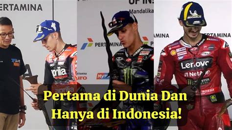 Keris Hadiah Untuk Jawara Rider Motogp Mandalika Youtube