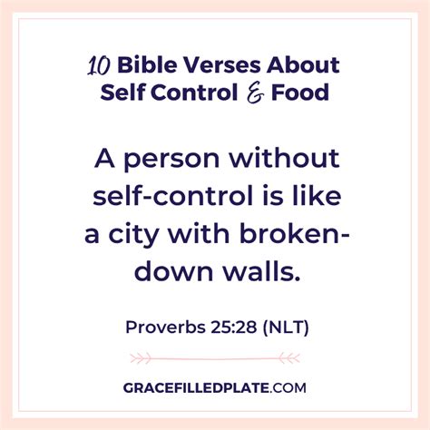 10 Bible Verses About Self Control That Offer You Food Freedom