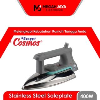 Jual Cod Ready Cosmos Setrika Stainless Steel Cis F Cis F