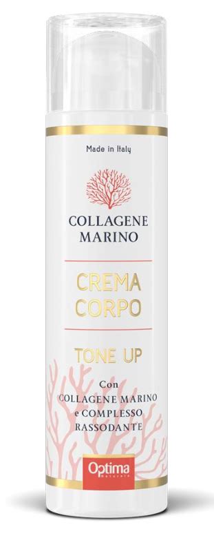 Tone Up Crema Corpo Collagene Marino Optima Naturals Creme Corpo