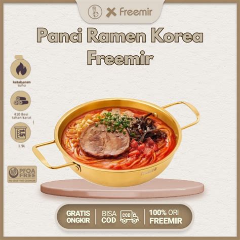 Jual Freemir Panci Emas Cm Panci Ramyun Korea Rebus Mie Ramen