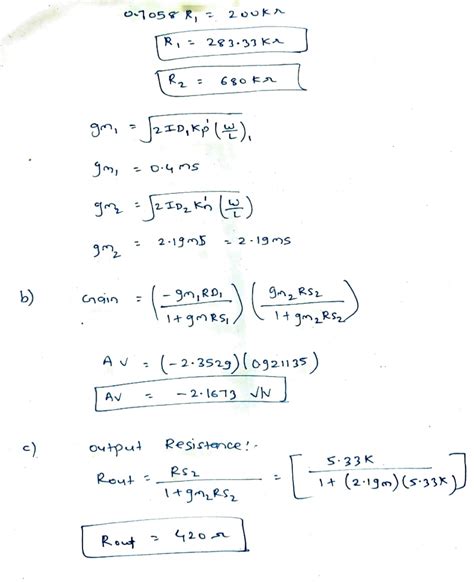 Solved Consider The Circuit Shown In Shown Below The Transistor Course Hero