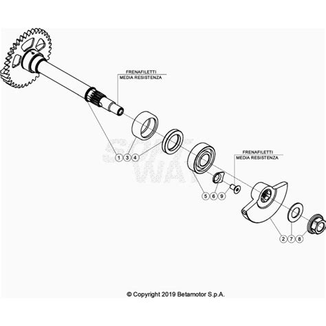 ARBRE D EQUILIBRAGE BETA 350 RACING 2024 AVEC MICROFICHES ET VUES