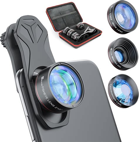 Selvim Handy Objektiv Kamera Linse Kit Lens Set 0 62X Weitwinkel 25X