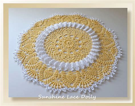 Ravelry Sunshine Lace Doily Pattern By Cylinda D Mathews