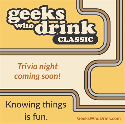 Geeks Who Drink Trivia Iowa City Downtown District