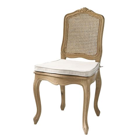 Silla De Rejilla De Roble Macizo Maisons Du Monde