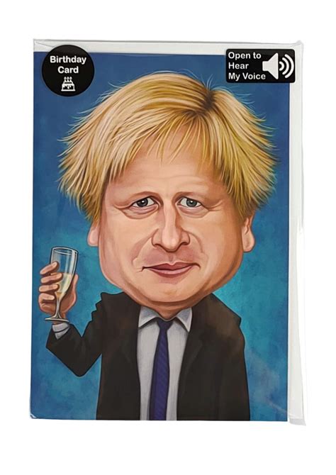 Buy Boris Johnson Talking Birthday Card Funny Birthday Card For Mom