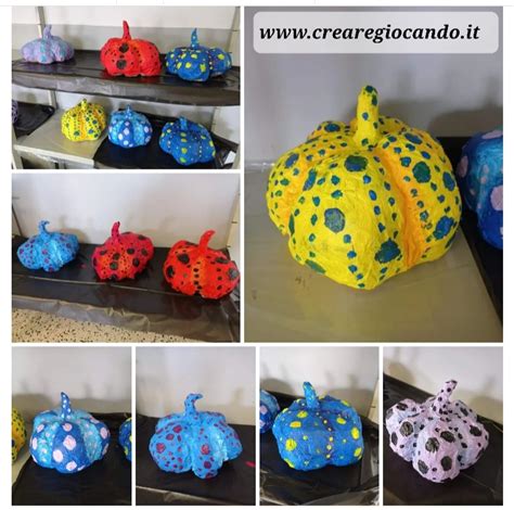 ZUCCHE 3D COME YAYOI KUSAMA Crearegiocando