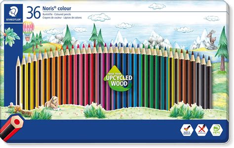 STAEDTLER 185 M36 Noris Colour Colouring Pencils 36 Assorted Colours