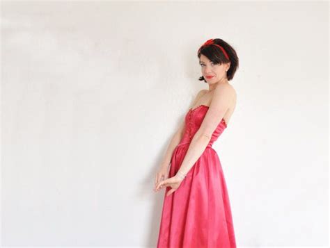 Queen Of Hearts Dress Red Sequin Gunne Sax Ball Gown Extra Etsy