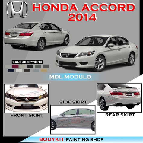 Honda Accord Full Set Mdl Fullset Front Skirt Side Skirt