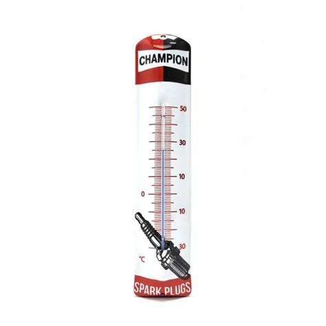 Emaille Thermometer Champion Spark Plugs