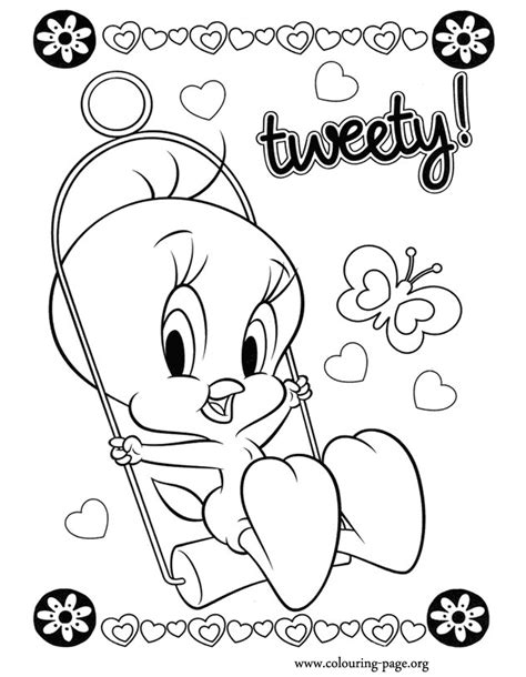 Baby Tweety Bird Coloring Pages - Coloring Home