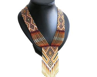 African Beads Nacklace Traditional Elegant Massai Etsy