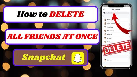 How To Unfriend Everyone On Snapchat At Once How To Unfriend All