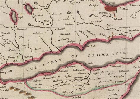 Moray Firth Map | Moravia Scotiae Provincia | Ancient map by J. Blaeu ...