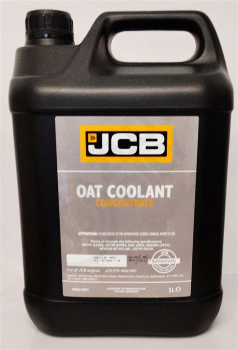 Jcb Antifreeze Oatcoolant KoncentrÁt 5l Zlutedilycz