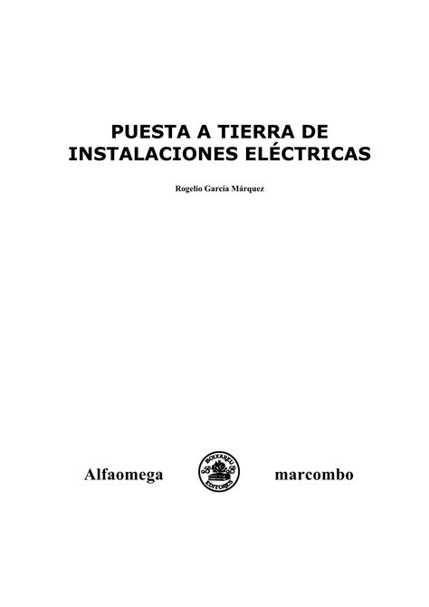 159285037 Puesta A Tierra De Instalaciones Electricas Pdf Pdf