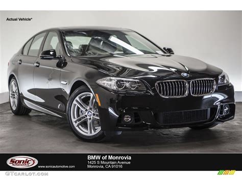 2016 Jet Black Bmw 5 Series 528i Sedan 110455177 Car