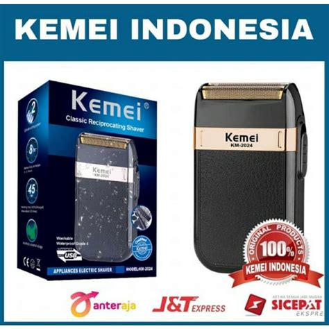 Jual Kemei Km Shaver Waterproof Alat Mesin Cukur Jenggot Kumis