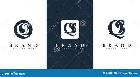 As Iniciais Do Logotipo Qs Ou Sq Das Letras Modernas E Simples Qs